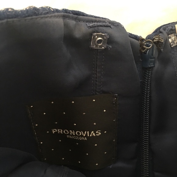 Pronovias Navy Dress ( Good for size 6-8) - Picture 7 of 8